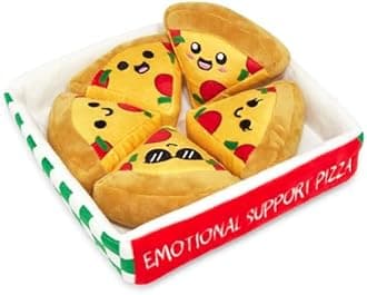 WHAT DO YOU MEME? Emotional Support Pizza — Plush Pizza by Emotional Support Plushies