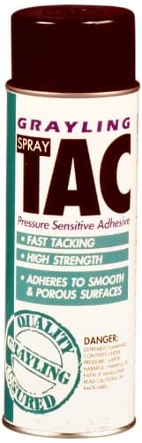 Grayling 4320 TAC Spray Adhesive, 12 oz Can (Case of 12)