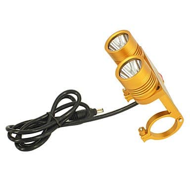 RayShop - Ferei BL200 2-Mode 2 x Cree XM-L T6 LED Rechargeable Bike Light Set (4x18650 Battery Pack, 1600LM)