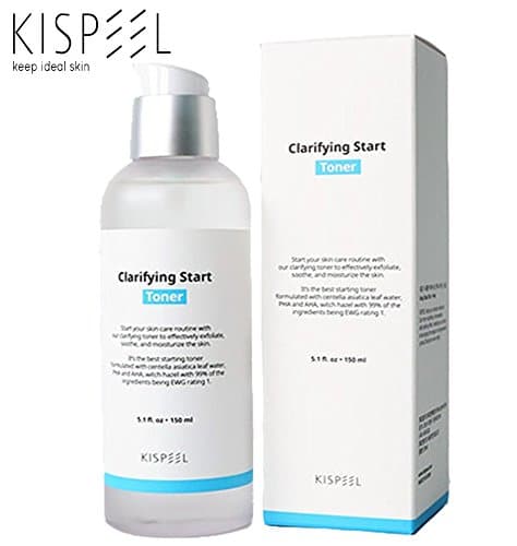 [KISPEEL Korea] Clarifying Centella AHA, PHA, 99% EWG rating 1 Moisture Start Face Toner 5.1oz (150ml)