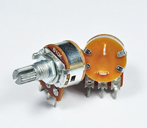 5 pcs 10KB / B10K Linear Pot Potentiometer 15mm ON OFF Switch/SW