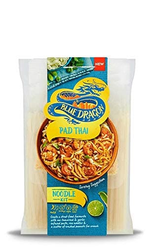 Blue Dragon PAD Thai Noodle KIT | No Preservative & Artificial Colors | SOYA, Peanuts and Nuts | Noodle Packet -265gm