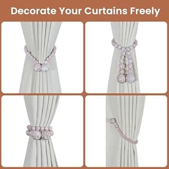 Magnetic Curtain Tiebacks