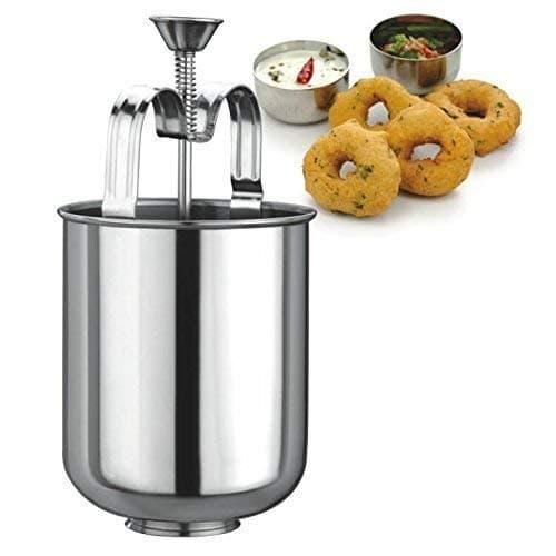 Stainless Steel Medu Vada Maker Machine with Stand for Kitchen || Medu Vada Mould || Assort Color