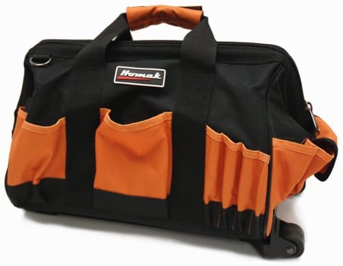 Homak TB04015022 15-Inch Tool Bag with 22 Pockets & Pull Handle