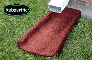 International Mulch Rubberific Brown Splash Block44; 4 Pack