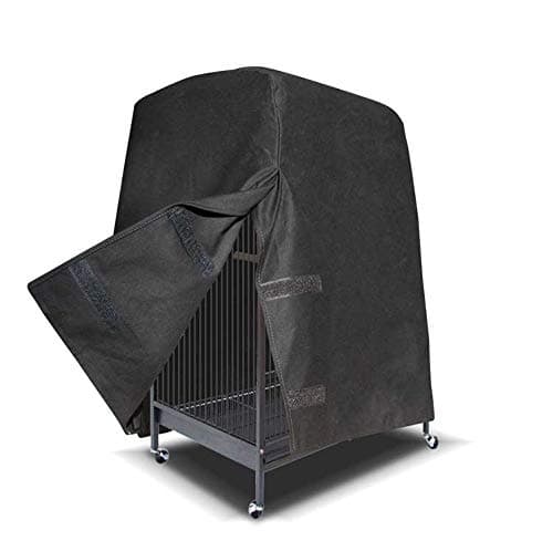 flat top parrot bird cage cover 55cm x 100cm x 86cm full blackout cotton, made in the UK