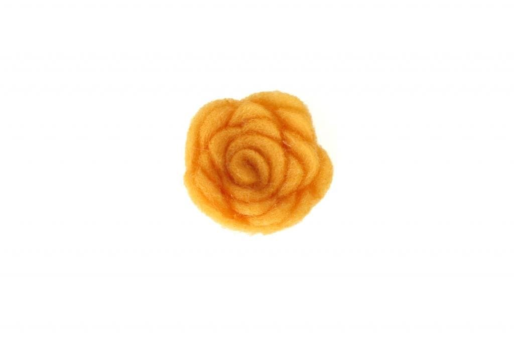 Suited Man Men's Lapel Flower Felt Rosebud