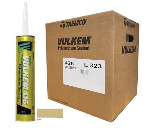 116 Vulkem Polyurethane High-Performance Sealant, Buff (Case of 30)