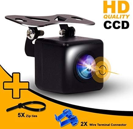 Car Backup Camera-Universal-Fits All Vehicles- Front or Rear View Camera Configurable - with Parking Guidelines ON/OFF Option-HD Night Vision-Auto Reverse-Wide Angle Back Up Camera by CARSGADGET