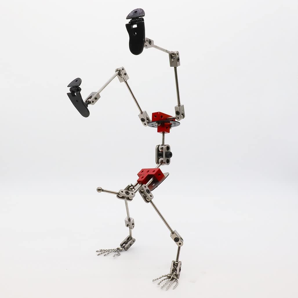 Anibild® Three Professional DIY Studio Stop Motion Armature Kits Metal Puppet Figure for Character Design Creation 30 cm Tall