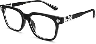 Classic Clear Lens Glasses, Eyeglasses for Man Women Thick Square Frame Eyewear