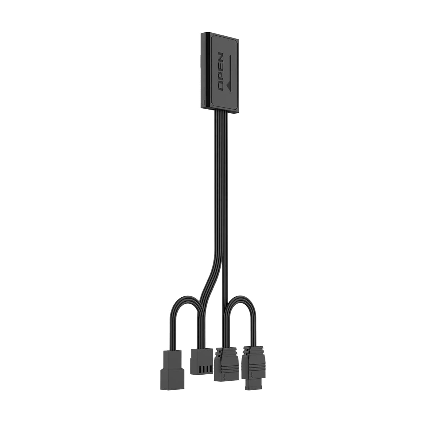 ICOLER JM-V2/V2RS PC Fan Fan 5V 3PIN Connection Line and 4PIN PWM Fans Connection Line (Black)