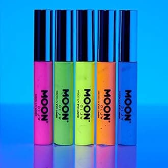 Moon Glow - Blacklight Neon Eye Liner 0.34ozSet of 5 colors– Glows brightly under Blacklights/UV Lighting!