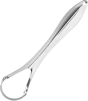 FGUUTYM Adult Tongue Coating Scraper Oral Care Tongue Cleaning Scraper Tongue Coating Cleaning Scraper Facial Steamer Pore Cleaner (C, One Size)