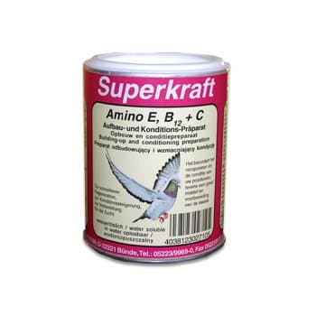 Klaus Superkraft Amino E, B12+ C 200 gr. Rapid regeneration of returning. For Pigeons