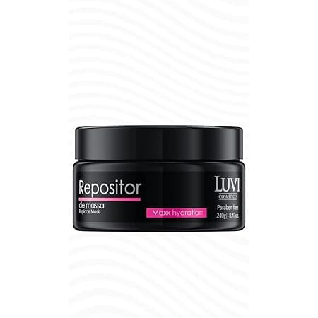 LUVI COSMETICSHair Replace Mask Repositor Maxx Hydration (8.46 Fl oz | 240g) - Keratin Hair Treatment with Collagen and Keratin, Quick 3 Minute Hair Care for Shine and Softness