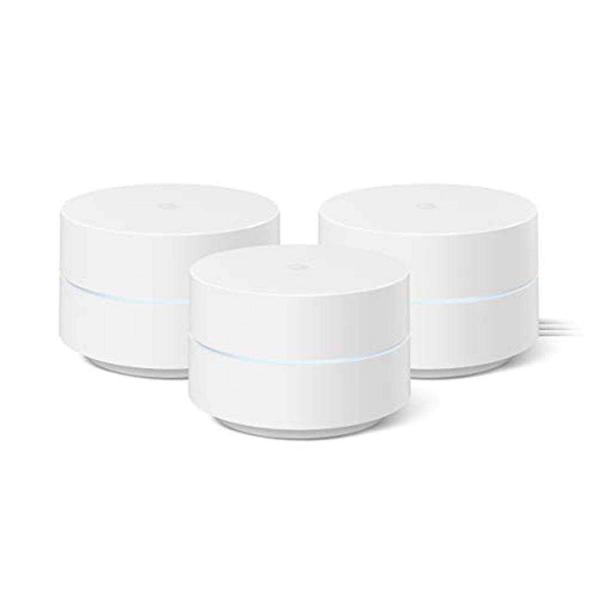 Google Wifi AC1200 Mesh WiFi System Wifi Router 4500 Sq Ft Coverage. 3 pack, GA02434-US, GOWIFI3, 3-عبوة