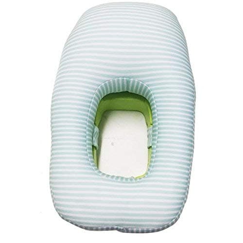Be Worry Free! The Innovative FACE Down Pillow with Safety Pocket--Stripe