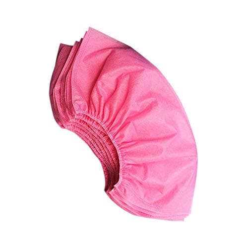 Disposable Shoe Covers, Durable & Water Resistant, Shoe Covers, Non-slip, Recyclable, Pink, Stretchable fits, One Size Fits Most …