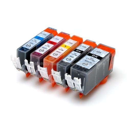 Premier Cartridges Cli-521 / Pgi-520 With Chip - 5 Item Multipack Premium Compatible Ink Cartridges For Canon Pixma Mp540 Mp560 Mp620 Mp630 Mp640 Mx860 Mx870 Mp980 Mp990 Ip3600 Ip4600 Ip4700 - Fully Chipped, Ready For Use