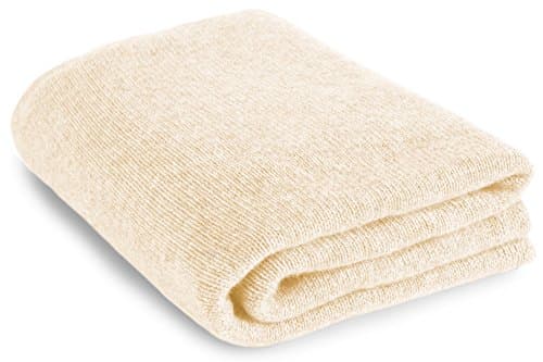 Extra Large 100% Cashmere Bed Blanket Throw - Undyed - Made to Order - made in Scotland