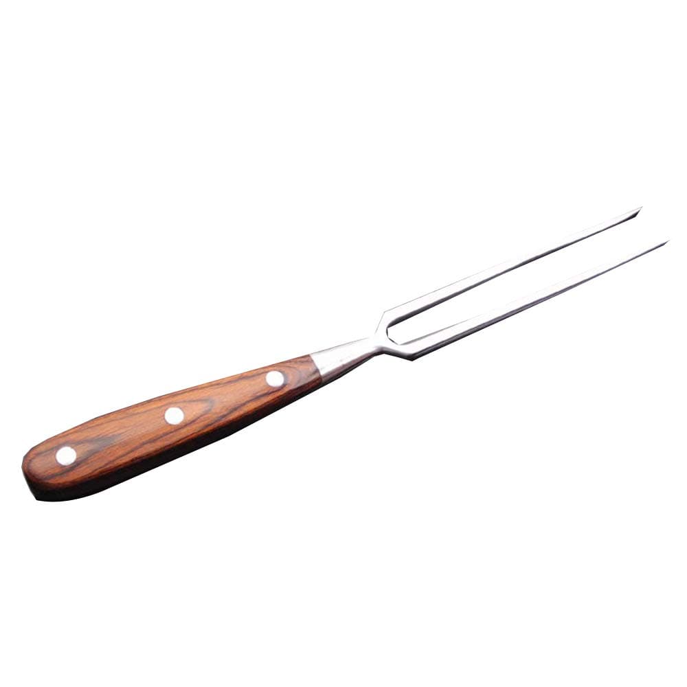 Alapaste Chef Pro Stainless Steel Carving Fork Barbecue Fork Meat Forks BBQ Tools with Wooden Handle,30CM