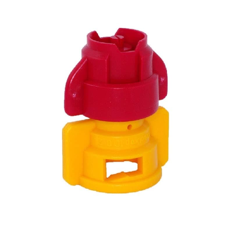 Greenleaf Medium Pressure TurboDrop XL Red/Yellow Poly Spray Nozzle 110° TDXL11002