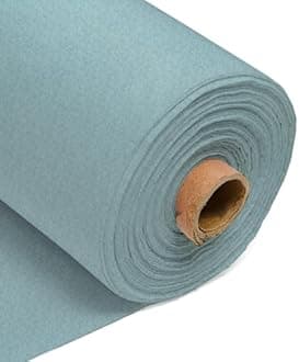 Acrylic Felt Fabric 60 Inch 150cm Wide - Sewing Craft Material - Black, White, Yellow, Green, Brown, Orange, Grey, Blue, Red, Pink, Purple - Felt Sheets for Crafting & Decorations(Pastel Blue, 1m)