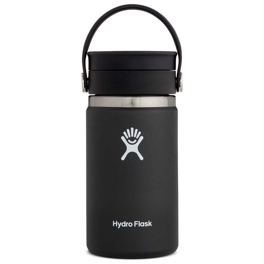 12 oz Wide Mouth Bottle with Flex Sip Lid Black