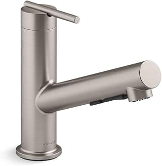 Kohler K-22976-VS Crue Kitchen Sink Faucet, Vibrant Stainless