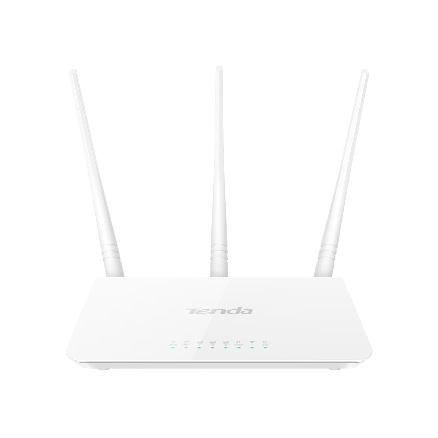 Wireless Router 300 Mbps, 3 External Antennas for Streaming Music, Uploading Photos, Video Chatting, Hd Video Streaming F3, White