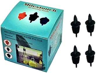 MILESTOUCH - Set of 4 Oil Dispenser Nozzle/Plastic Bottle Pourers (4) (Made in India)