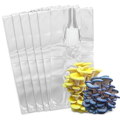 Premium Polypropylene Mushroom Grow Bags - High-Yield Cultivation Solution (50)