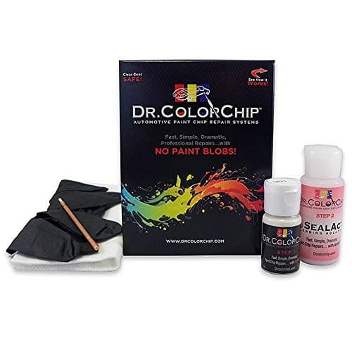 Dr Colorchip Drcolourchip Touch Up Scratch Repair Paint Compatible With Tesla Motors S Standard Repair Kit (2013 - 2017) - Pearl White Tri-coat_Color Code:PPSW