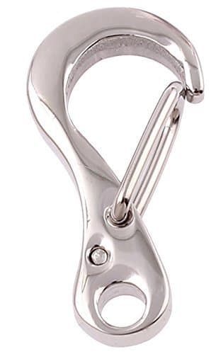 5 Piece 2.1cm Steel Wiregate Spring Carabiner Clip