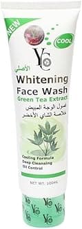 Whitening Face Wash for Oily Skin Enriched with Green Tea Clears Clogged Pores Exfoliates Gently YC229 - 100 ml (Pack of 1)