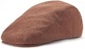 Classic Solid Flat Cap Newsboy Hats for Men Cabbie Driving Scally Adjustable