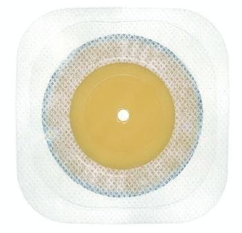 ConvaTec 411642 Little Ones Two-Piece Adhesive Coupling Technology Skin Barrier with Cut-to-Fit Opening, Fabric Collar, White, 1/5" - 1-1/4" Stoma Opening, Pack of 5