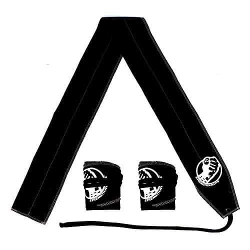 RX Nation Themed Fabric Wrist Wraps (1 Pair / 2 Wraps) for Weightlifting | Crossfit | Powerlifting