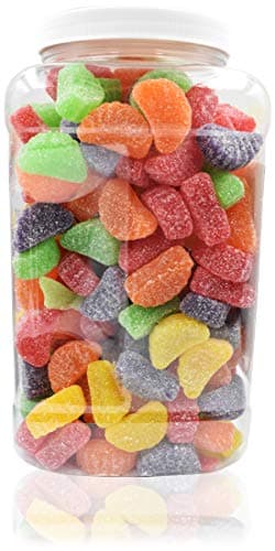 Sarah's Candy Factory Assorted Fruit Slice (5 Lbs in Jar)