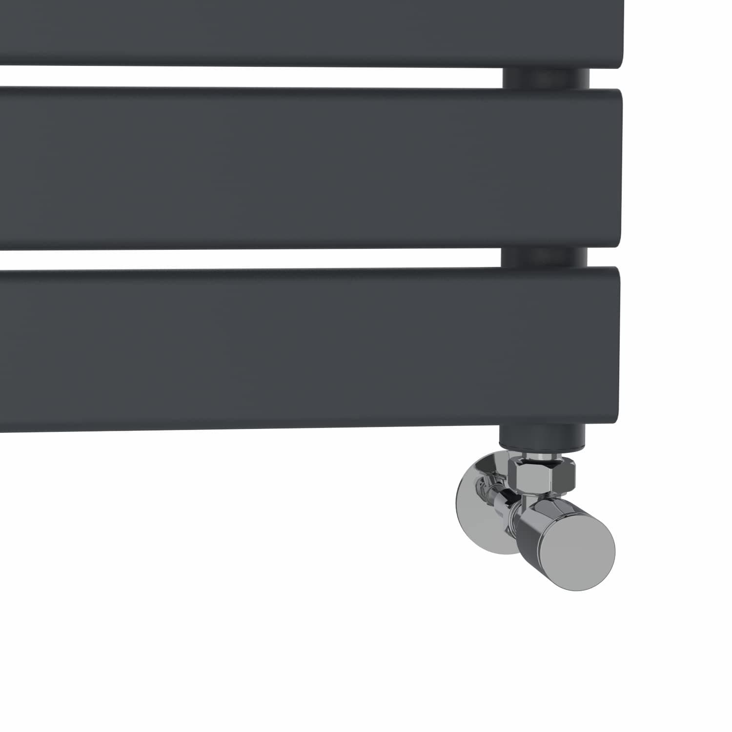 NRG 1800 x 600 mm Designer Flat Panel Heated Towel Rail Radiators Anthracite Bathroom Radiator