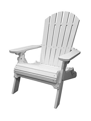 All-Weather Adirondack Folding Chair - Bright White