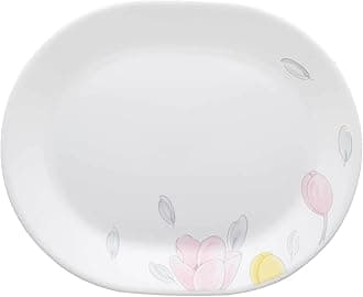 Corelle Livingware Plus Elegance 31 cm Oval Serving Platter Pack of 1