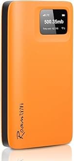 - RoamWiFi 4G LTE WiFi Hotspot Router, Portable Mobile Hotspot Device for International Travel, Pocket WiFi No SIM Card Needed, Connect 10 Devices, 10GB Local Data Included, 170+ Countries Coverage