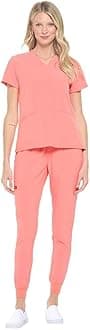 Dagacci Medical Uniform Women and Men Unisex 4-Way Stretch Jogger Scrub Set