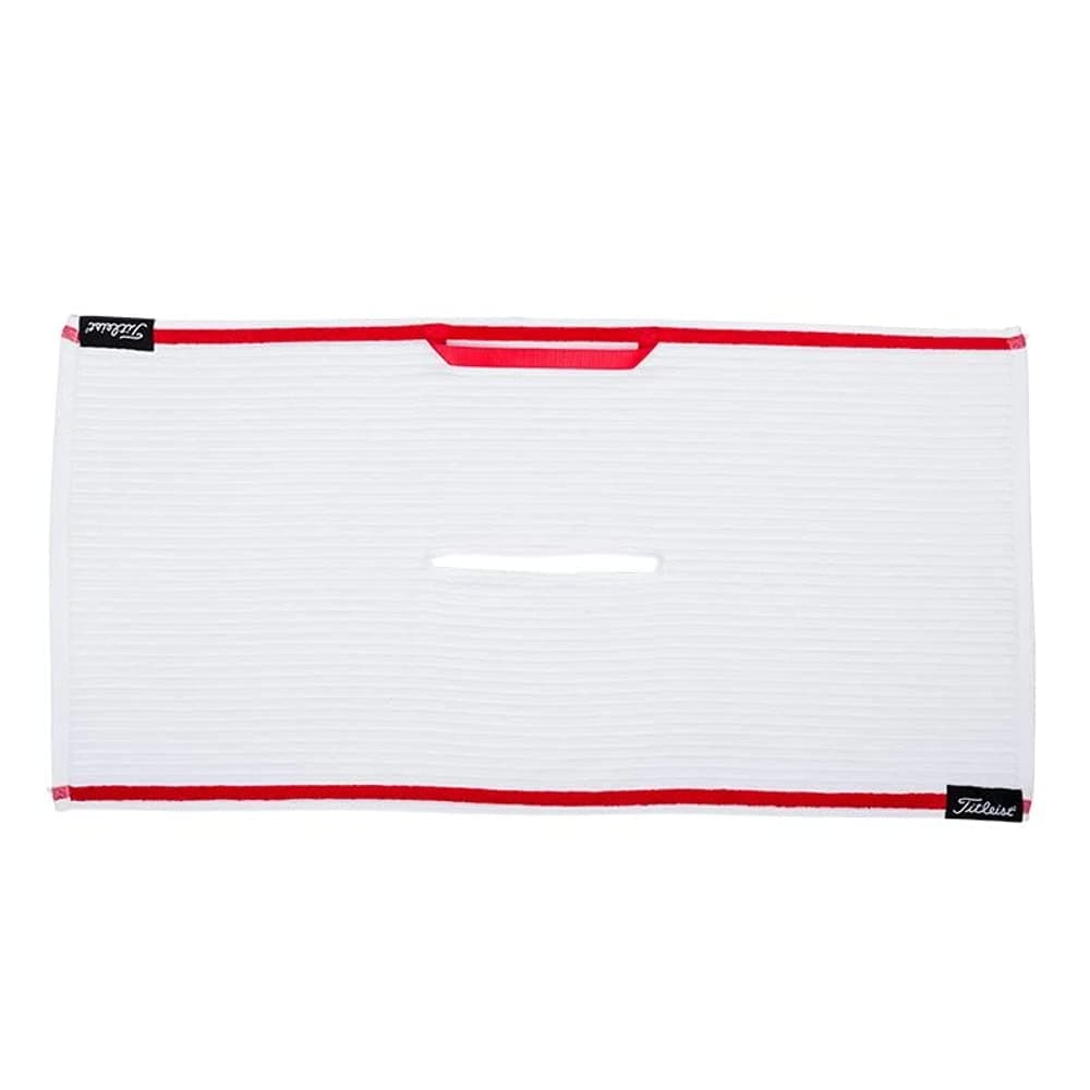 TitleistPlayers Golf Towel, White, 16" x 32"