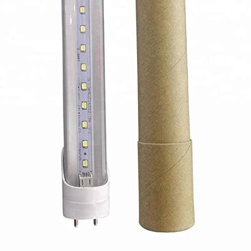 T8 Led Light Bulbs 9W, Replacement 40W Fluorescent Lamp Shop Lights, 2FT, Dual-Ended Power, Cold White 6000K,2000LM,Clear Cover, AC 85-277V