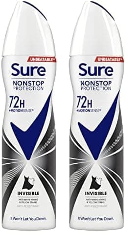 Invisible Black & White Nonstop Protection deodorant spray that protects against white marks and yellow stains Anti-perspirant Deodorant Aerosol 72h protection against sweat and odour 150 ml