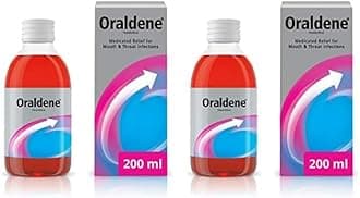 Mouthwash | Use at First Sign of Sore Throat | Medicated Mouthwash - Sore Throat Treatment for Adults | 200ml (Pack of 2)